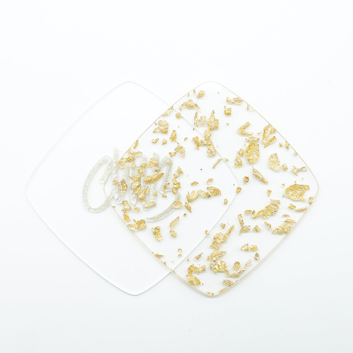 Gold Metallic Foil Flakes Glitter Cast Acrylic | Metallic Acrylic Sheet | CMB Acrylic
