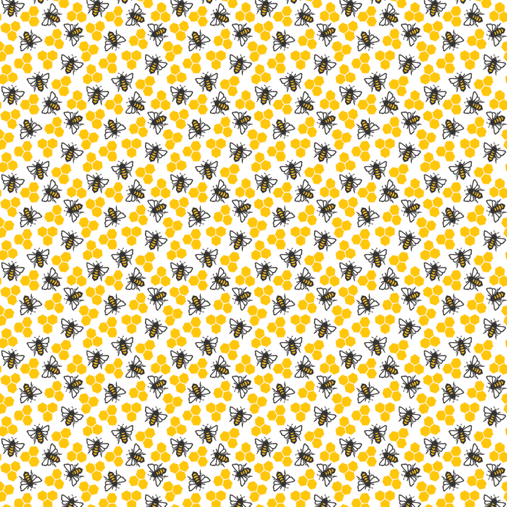 Golden Bee Honeycomb Pattern Acrylic Sheets - CMB Pattern Acrylic
