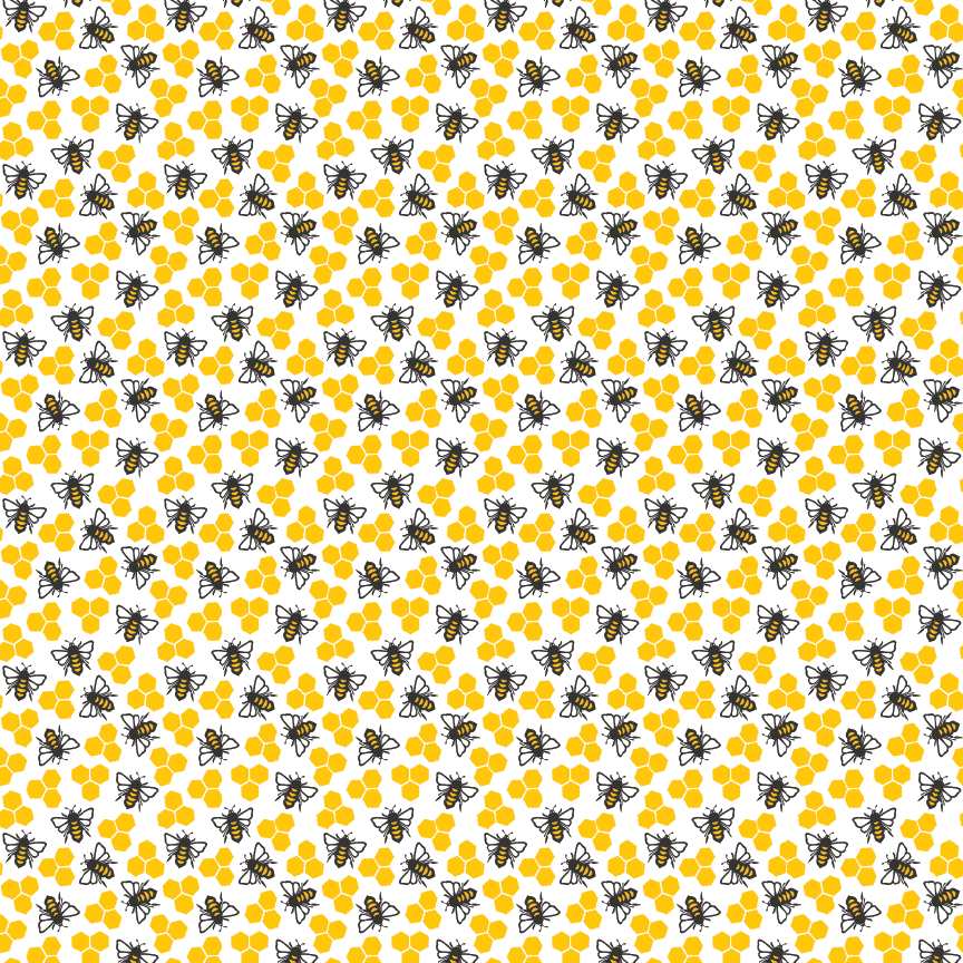 Golden Bee Honeycomb Pattern Acrylic Sheets - CMB Pattern Acrylic