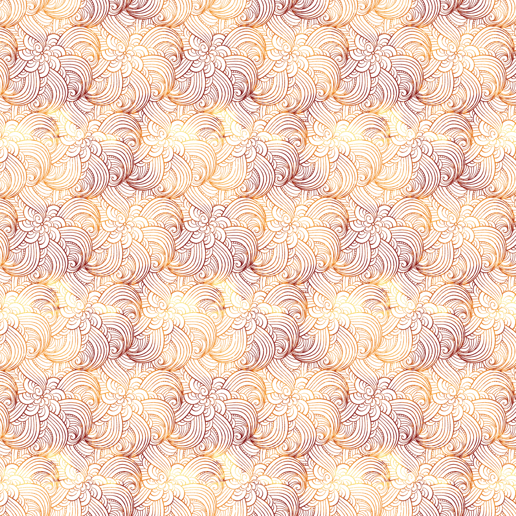 Golden Floral Waves Pattern Acrylic Sheets - CMB Pattern Acrylic