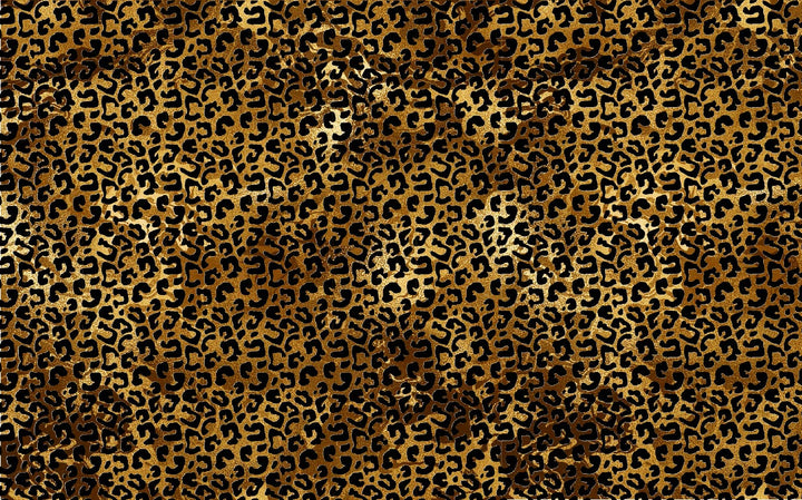Golden Swirl Leopard Pattern Sheet - CMB Pattern Acrylic