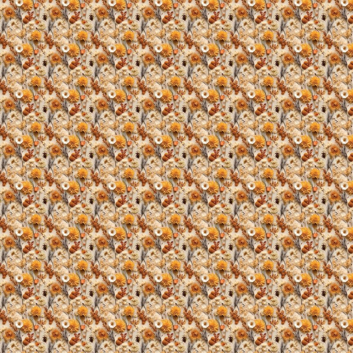 Golden Wildflowers Pattern Acrylic Sheets - CMB Pattern Acrylic