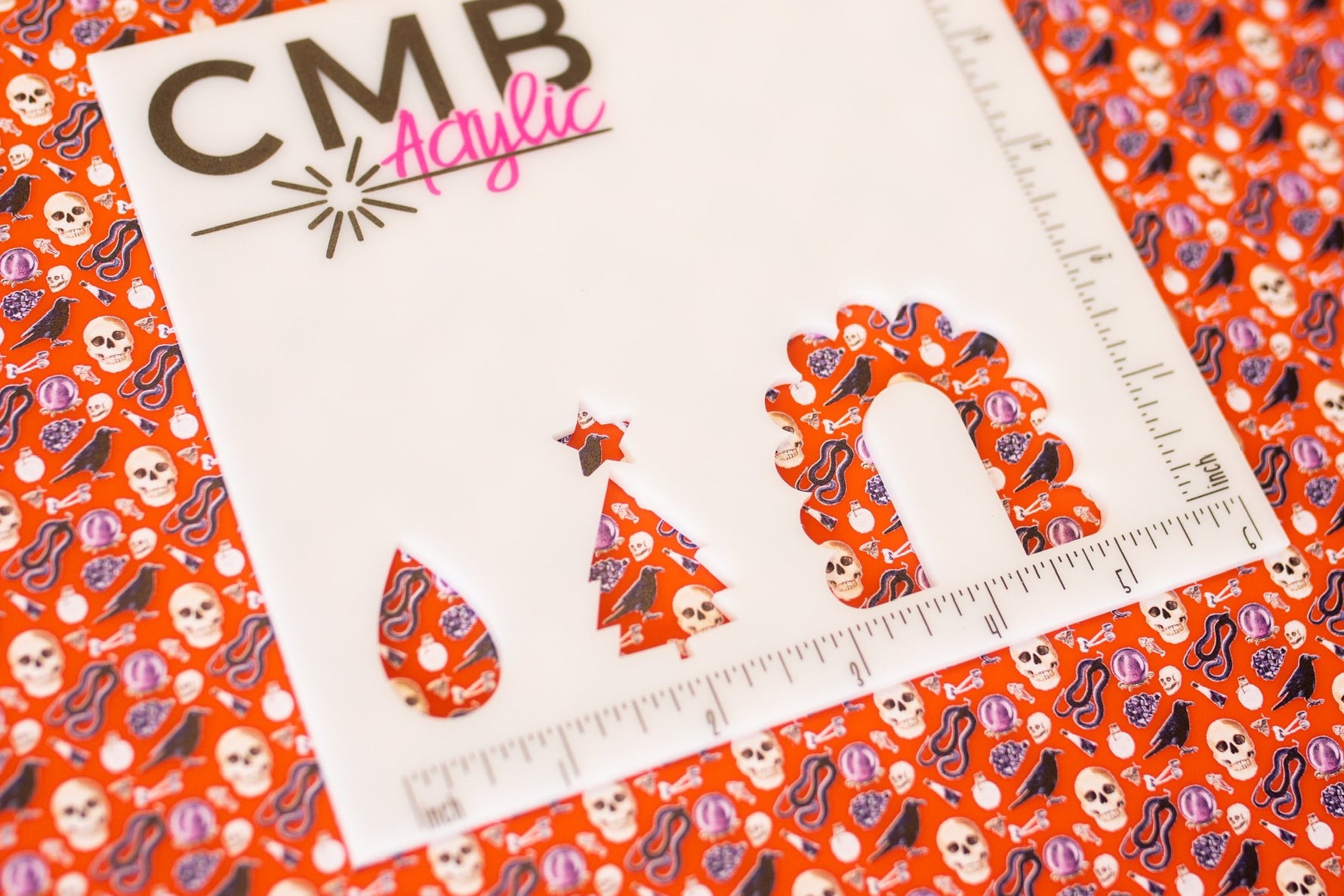 Gothic Halloween Pattern Acrylic Sheet - CMB Pattern Acrylic