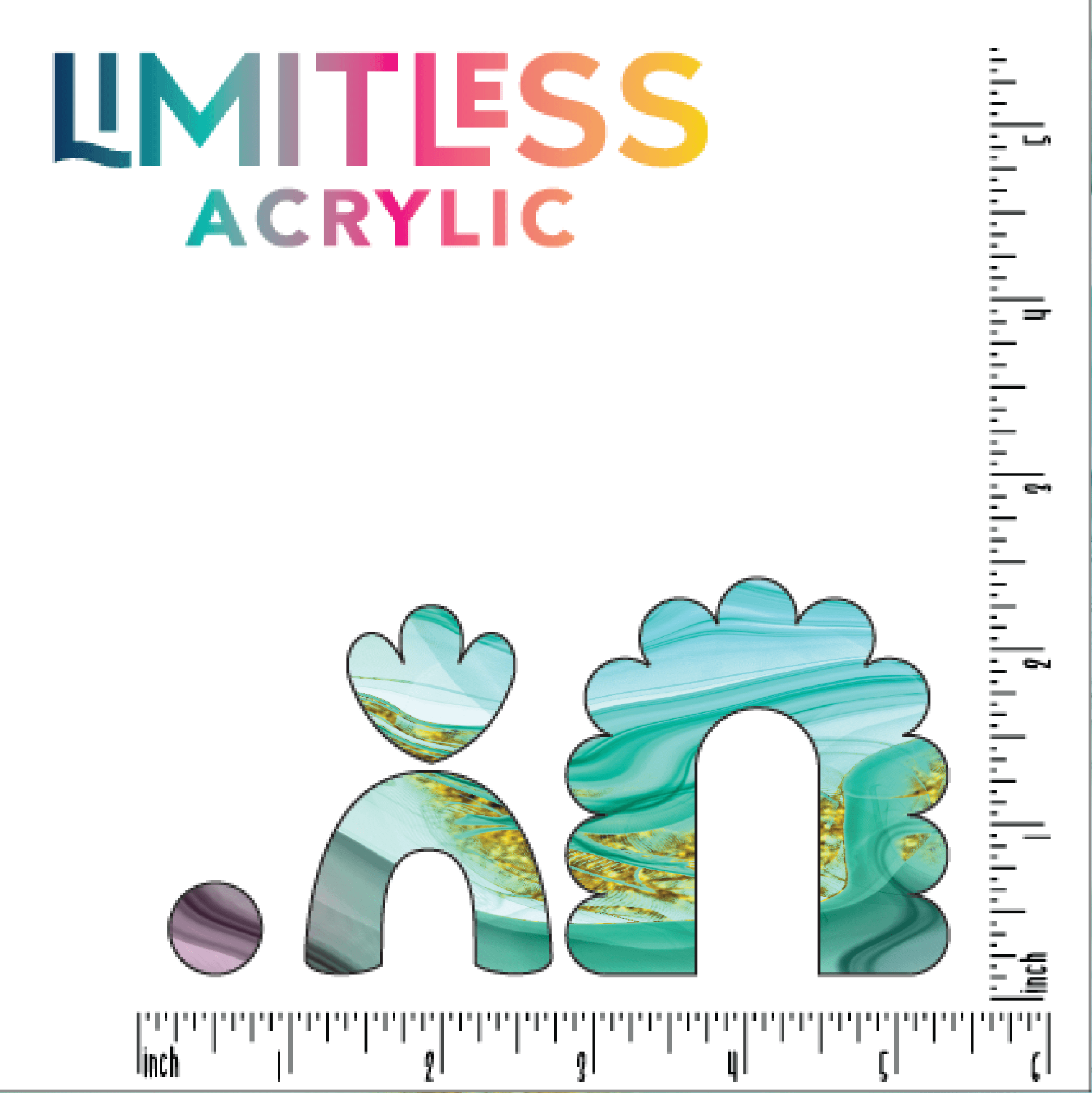 Green Alcohol Ink Swirls Pattern Acrylic Sheet - CMB Pattern Acrylic