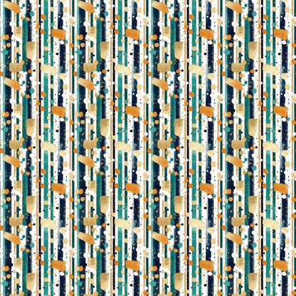 Green & Gold Paint Stripes Pattern Acrylic Sheets - CMB Pattern Acrylic