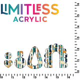 Green & Gold Paint Stripes Pattern Acrylic Sheets - CMB Pattern Acrylic