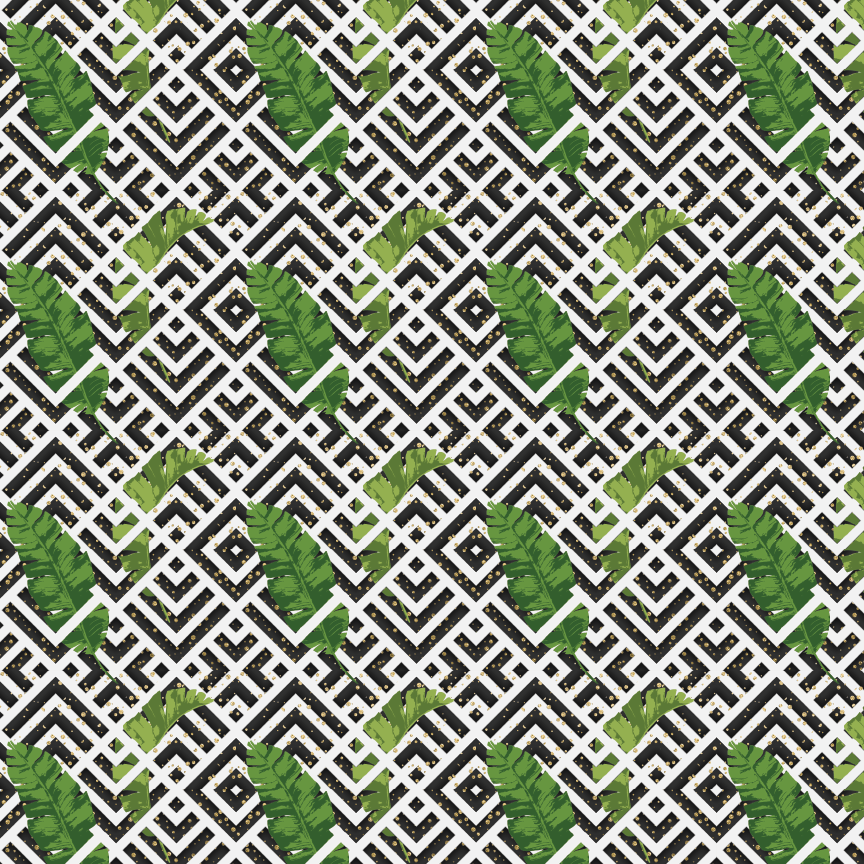 P0420 | Green Leaf Chevron Pattern Acrylic Sheets – Custom Made Better