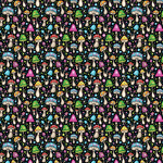 Groovy Mushrooms Pattern Acrylic Sheets - CMB Pattern Acrylic
