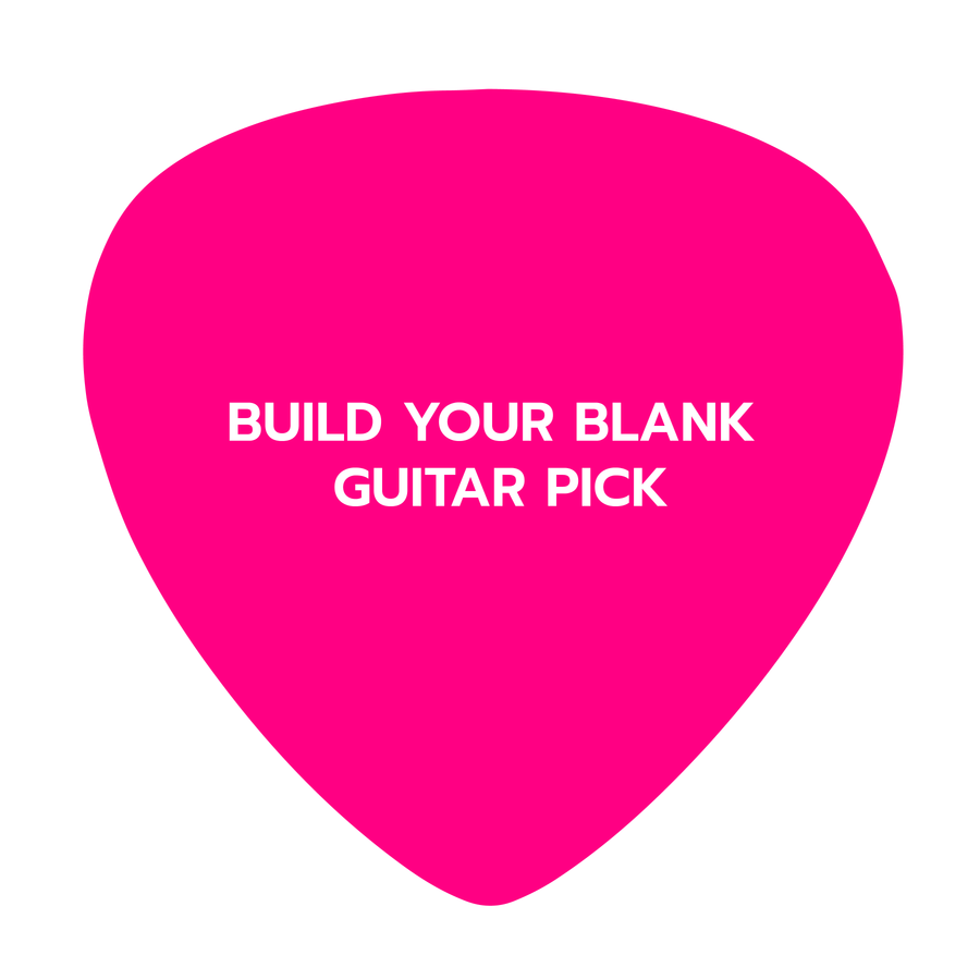 Guitar Pick Acrylic Blanks - Build Your Blank - Blank Builder Shapes