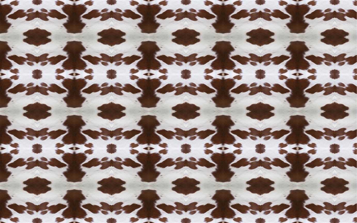 Hair on Cowhide 2 Pattern Acrylic Sheet - CMB Pattern Acrylic