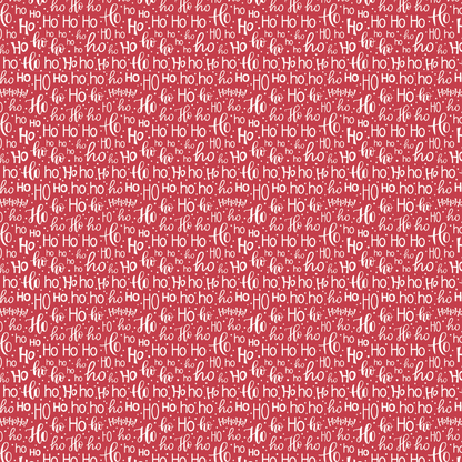 Ho Ho Ho Typography Pattern Acrylic Sheets - CMB Pattern Acrylic