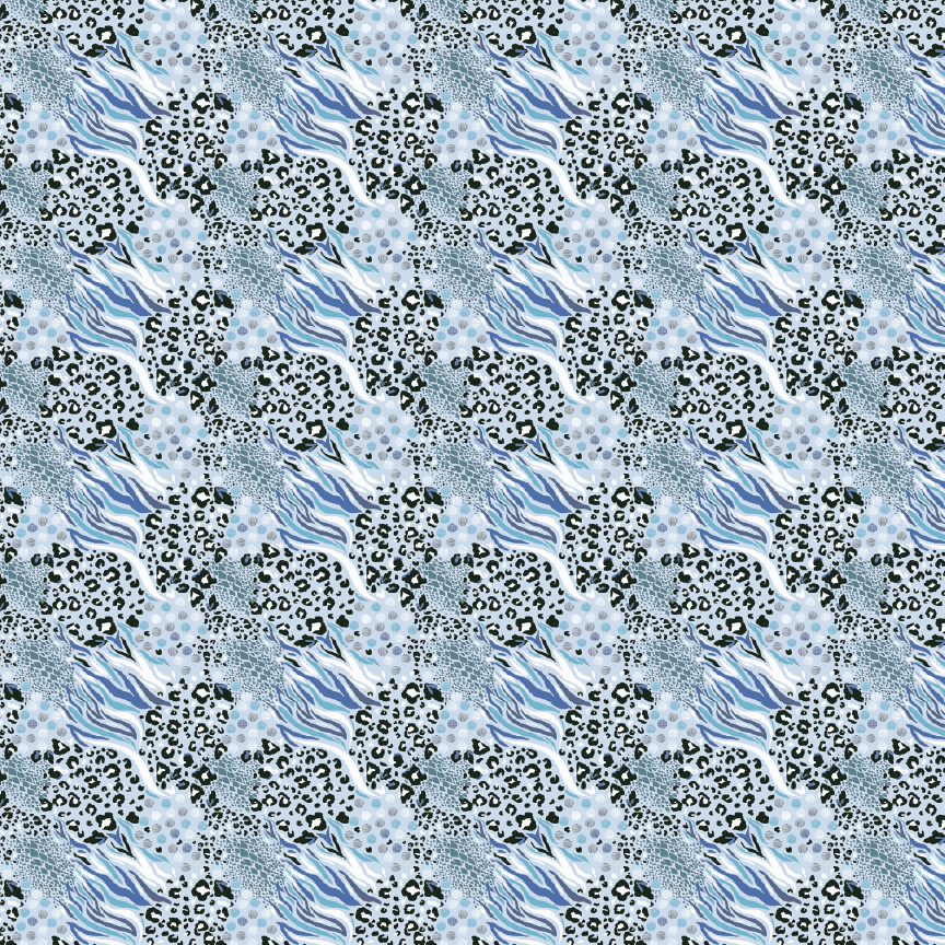 Icey Animal Print Pattern Acrylic Sheets - CMB Pattern Acrylic