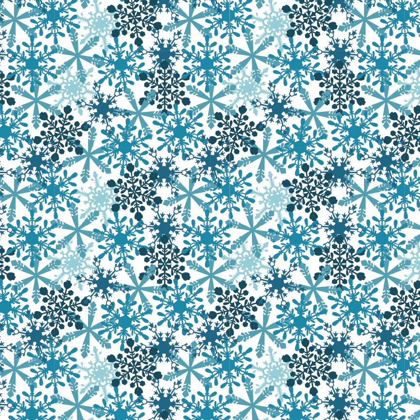 Icey Pattern P0463 | Icey Blue Snowflakes Pattern Acrylic Sheets – Custom Made Better