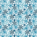 Icey Blue Snowflakes Pattern Acrylic Sheets - CMB Pattern Acrylic