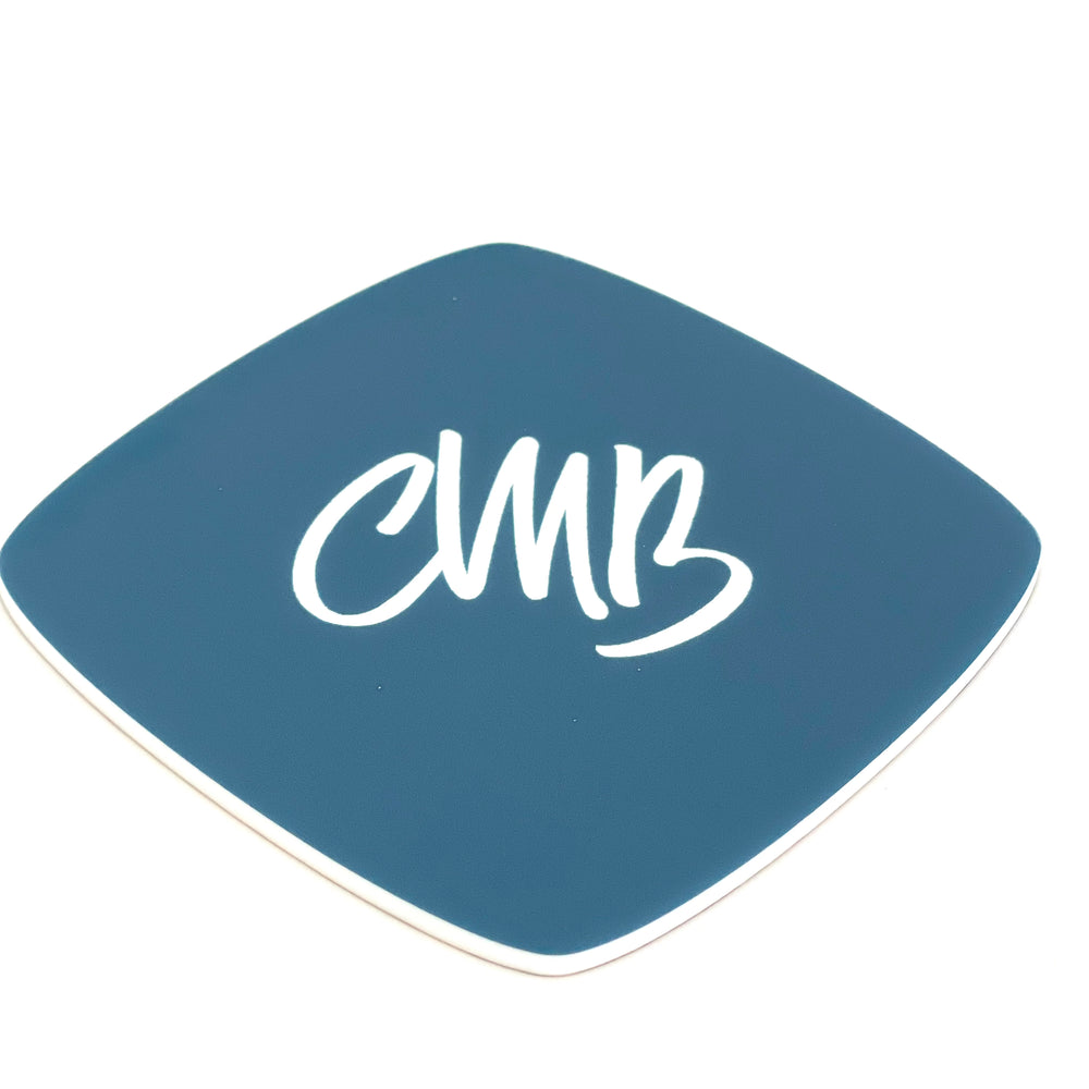 CMB Two Tone Teal  Select Your Engrave Color - CMB Two Tone