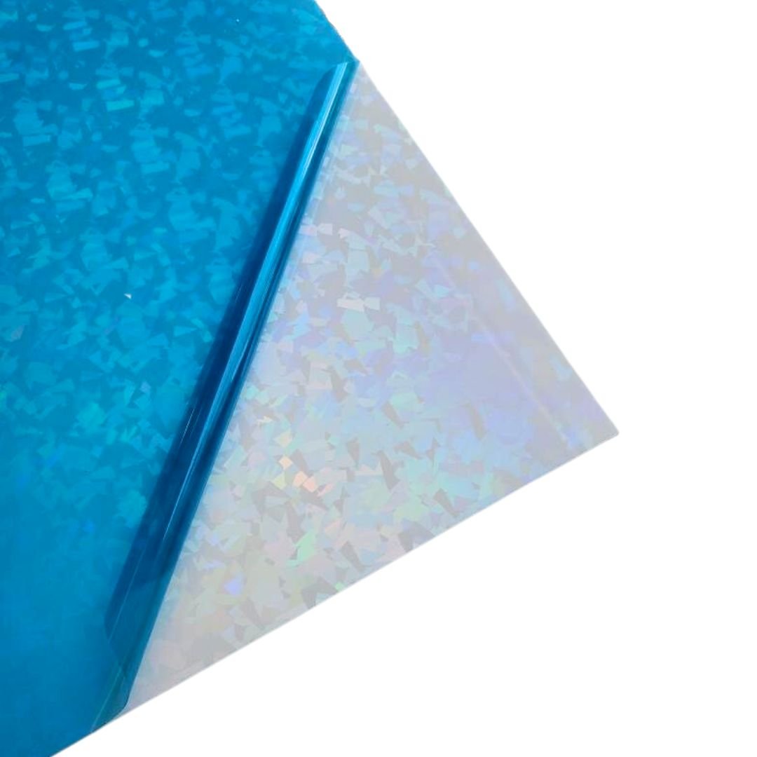 Iridescent Crystal on White Acrylic | Iridescent Acrylic Sheet | CMB Acrylic
