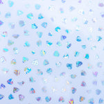 Iridescent Diamonds on White Acrylic | Iridescent Acrylic Sheet | CMB Acrylic