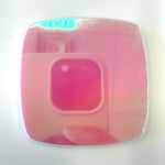 Iridescent Pink Engraves White Two Tone Acrylic | Iridescent Acrylic Sheet | CMB Acrylic