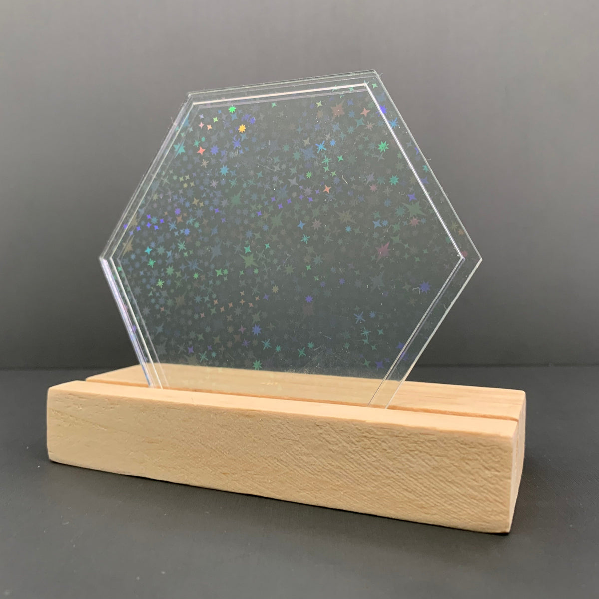 Iridescent Stars Prism Acrylic | Iridescent Acrylic Sheet | CMB Acrylic