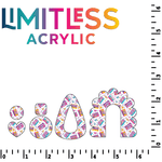 Itty Bitty Cassette Tapes Pattern Acrylic Sheets - CMB Pattern Acrylic