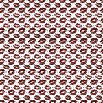 Itty Bitty Dark Red Lips Pattern Acrylic Sheets - CMB Pattern Acrylic