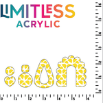 Itty Bitty Hard Hats Pattern Acrylic Sheets - CMB Pattern Acrylic