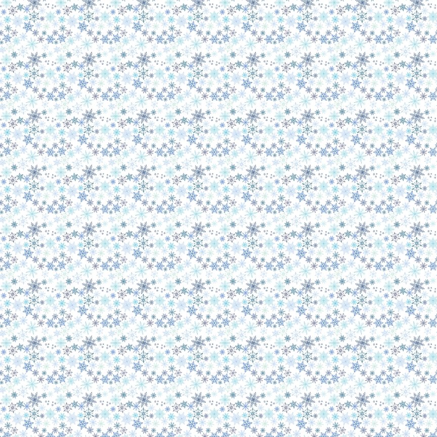 Itty Bitty Icey Snowflakes Pattern Acrylic Sheets - CMB Pattern Acrylic