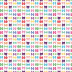 Itty Bitty Rainbow Bows Pattern Acrylic Sheets - CMB Pattern Acrylic