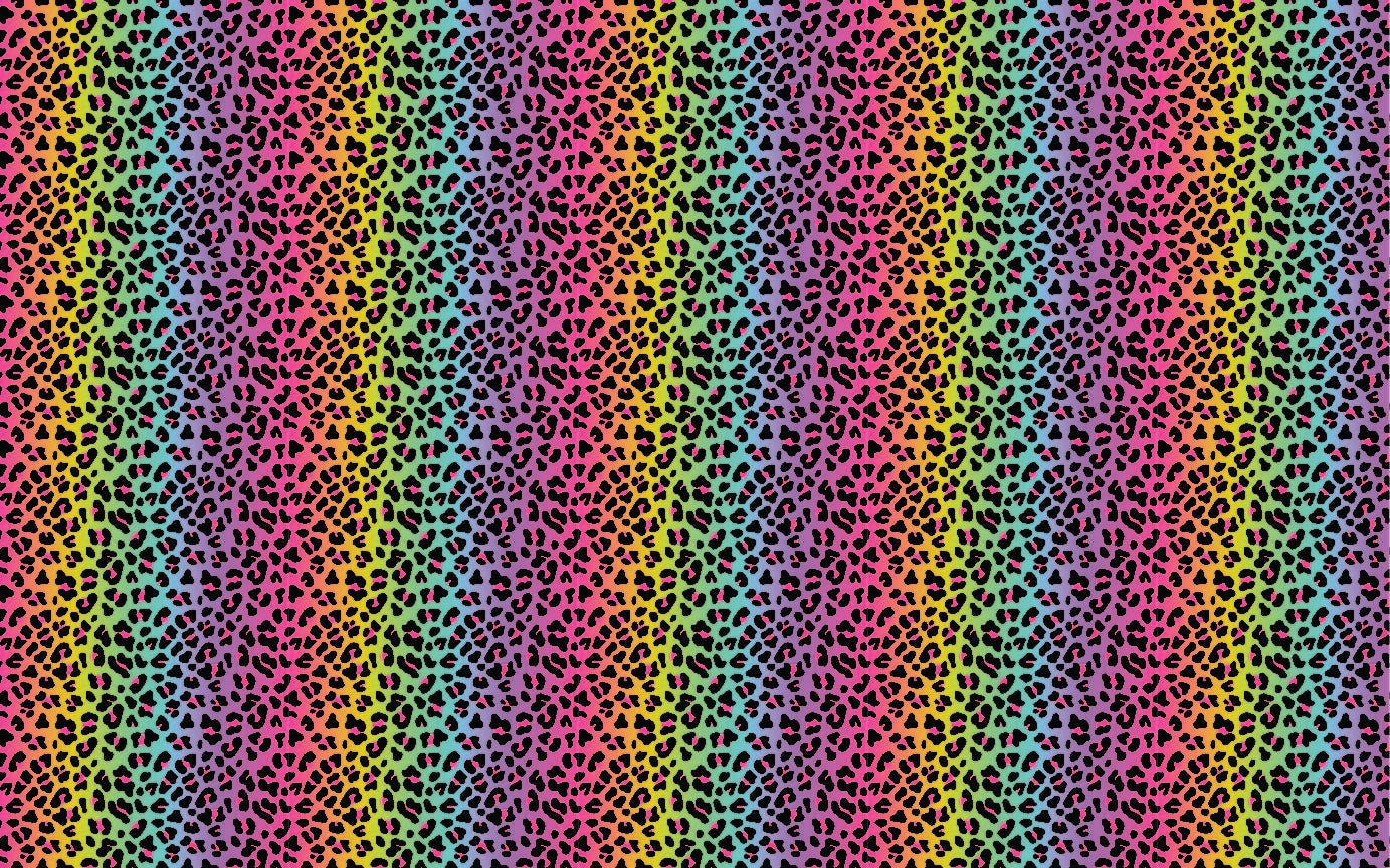 Itty Bitty Rainbow Leopard Pattern Sheet - CMB Pattern Acrylic