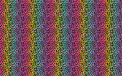 Itty Bitty Rainbow Leopard Pattern Sheet - CMB Pattern Acrylic