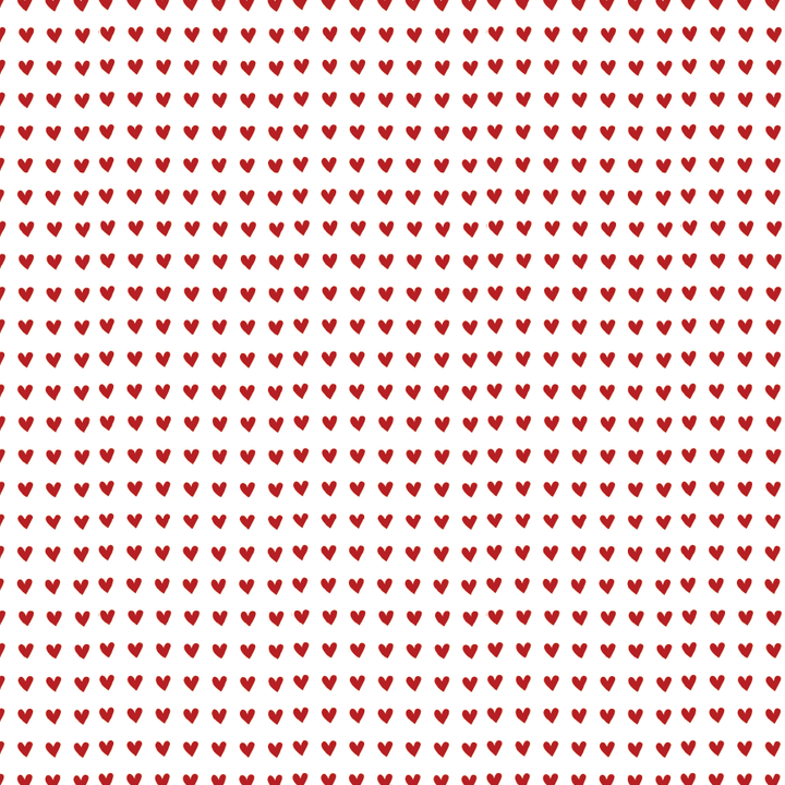 Itty Bitty Red Hearts Pattern Acrylic Sheets - CMB Pattern Acrylic
