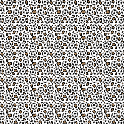 Itty Bitty Soccer Leopard Pattern Acrylic Sheets - CMB Pattern Acrylic