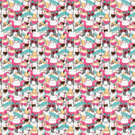 Kawaii Cats Summer Pattern Acrylic Sheets - CMB Pattern Acrylic