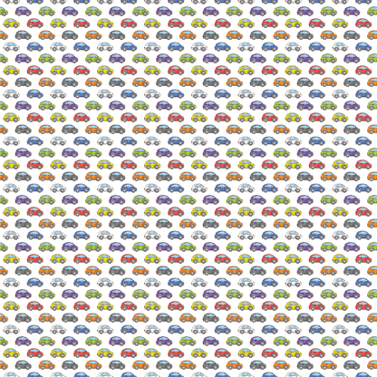 Kiddie Cars Pattern Acrylic Sheet - CMB Pattern Acrylic