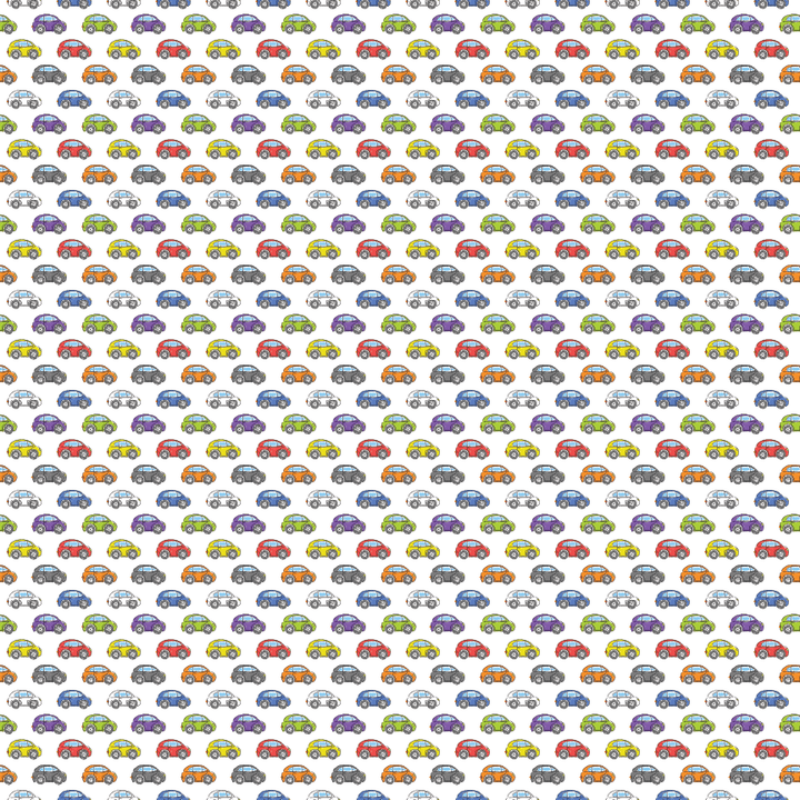Kiddie Cars Pattern Acrylic Sheet - CMB Pattern Acrylic