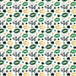 Kiss Me I'm Irish Pattern Acrylic Sheets - CMB Pattern Acrylic