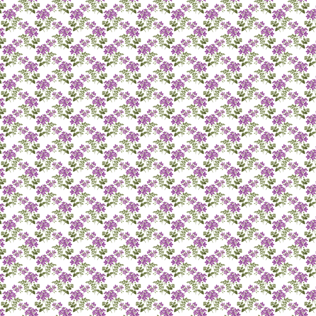 Lavender Floral Pattern Acrylic Sheets - CMB Pattern Acrylic
