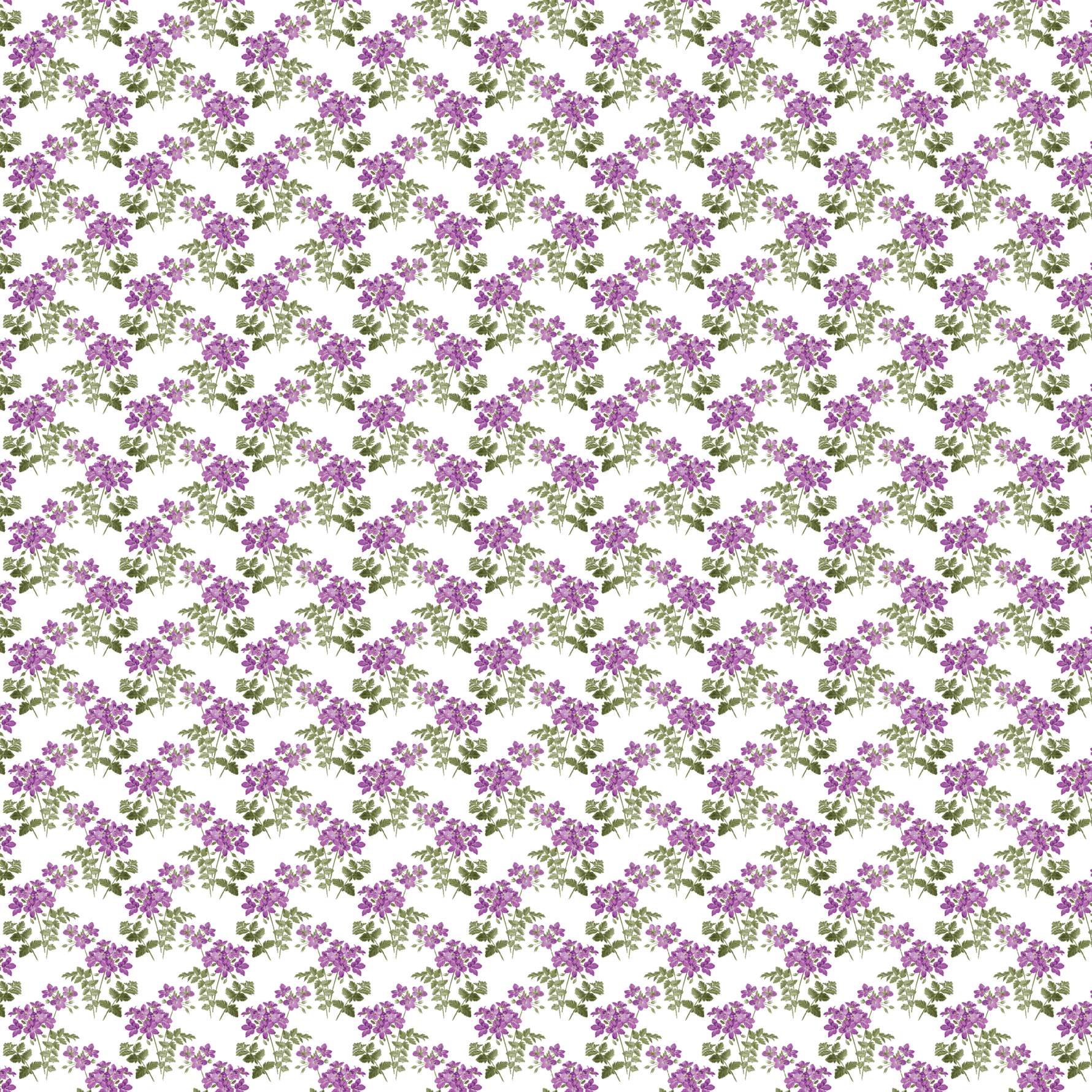 Lavender Floral Pattern Acrylic Sheets - CMB Pattern Acrylic