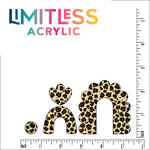 Leopard Pattern Acrylic Sheet - CMB Pattern Acrylic