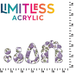 Lilac Flowers Pattern Acrylic Sheets - CMB Pattern Acrylic