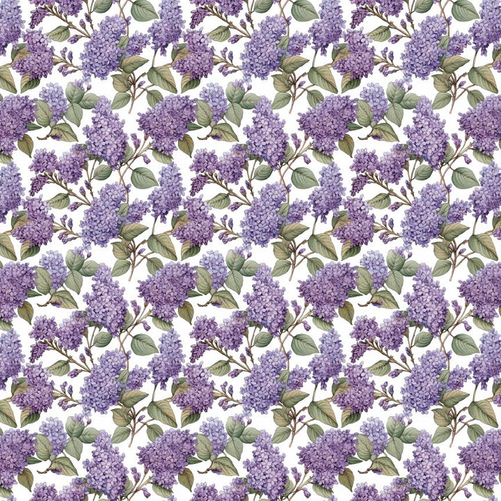 Lilac Flowers Pattern Acrylic Sheets - CMB Pattern Acrylic