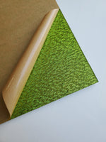 Lime Green Shimmer Fabric Cast Acrylic | Fabric Acrylic Sheet | CMB Acrylic