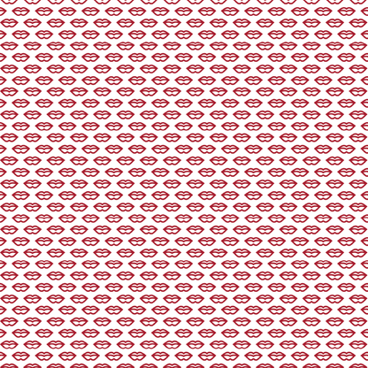 Lippy Lips Pattern Acrylic Sheet - CMB Pattern Acrylic