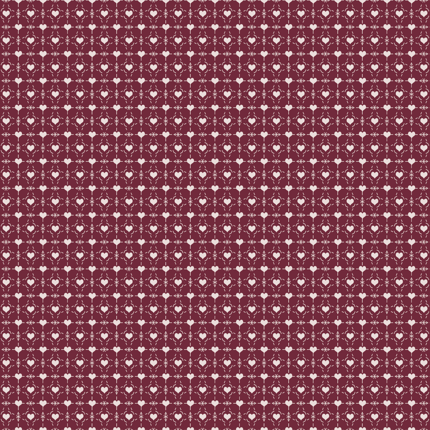 LPL Burgundy Hearts Pattern Acrylic Sheets - CMB Pattern Acrylic