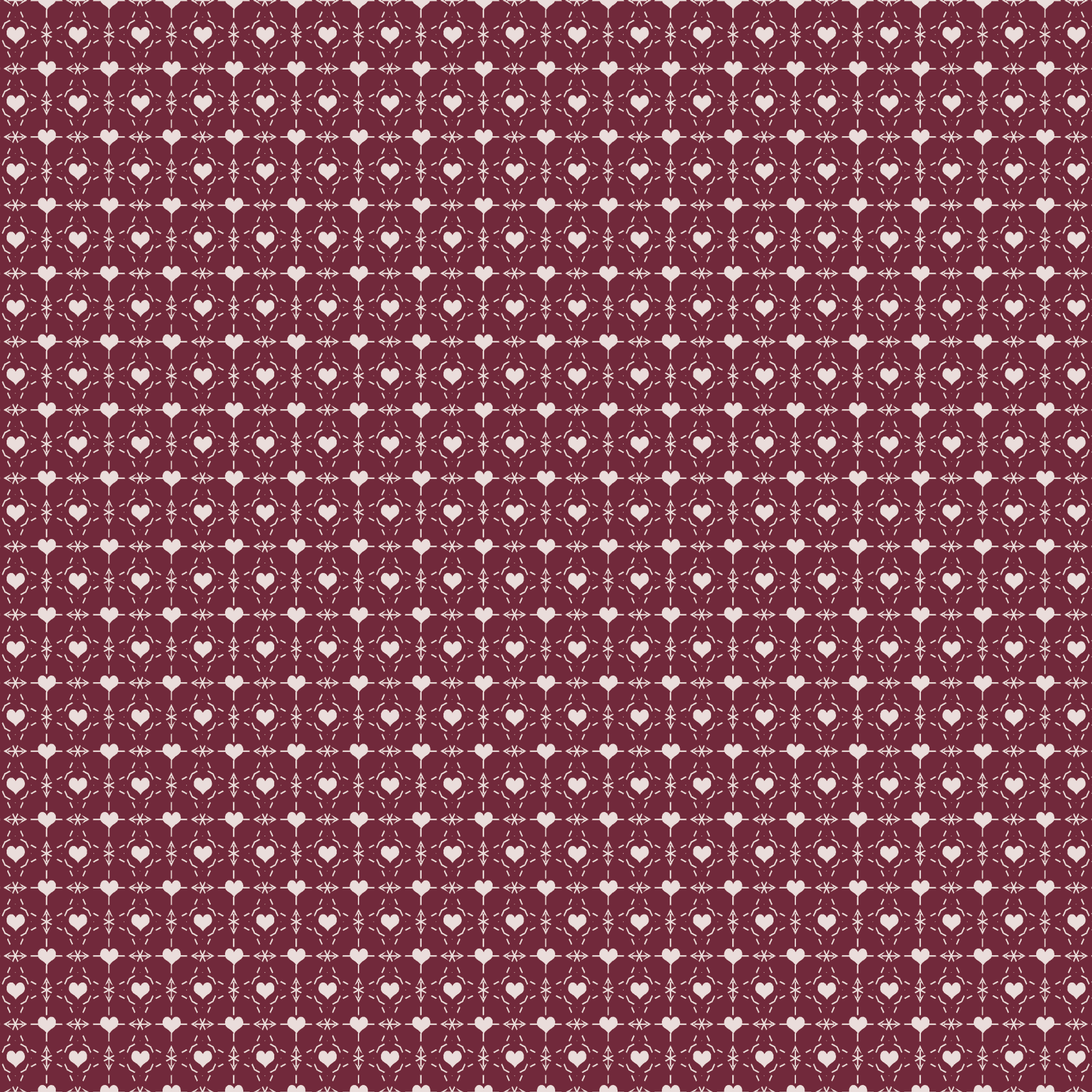 LPL Burgundy Hearts Pattern Acrylic Sheets - CMB Pattern Acrylic