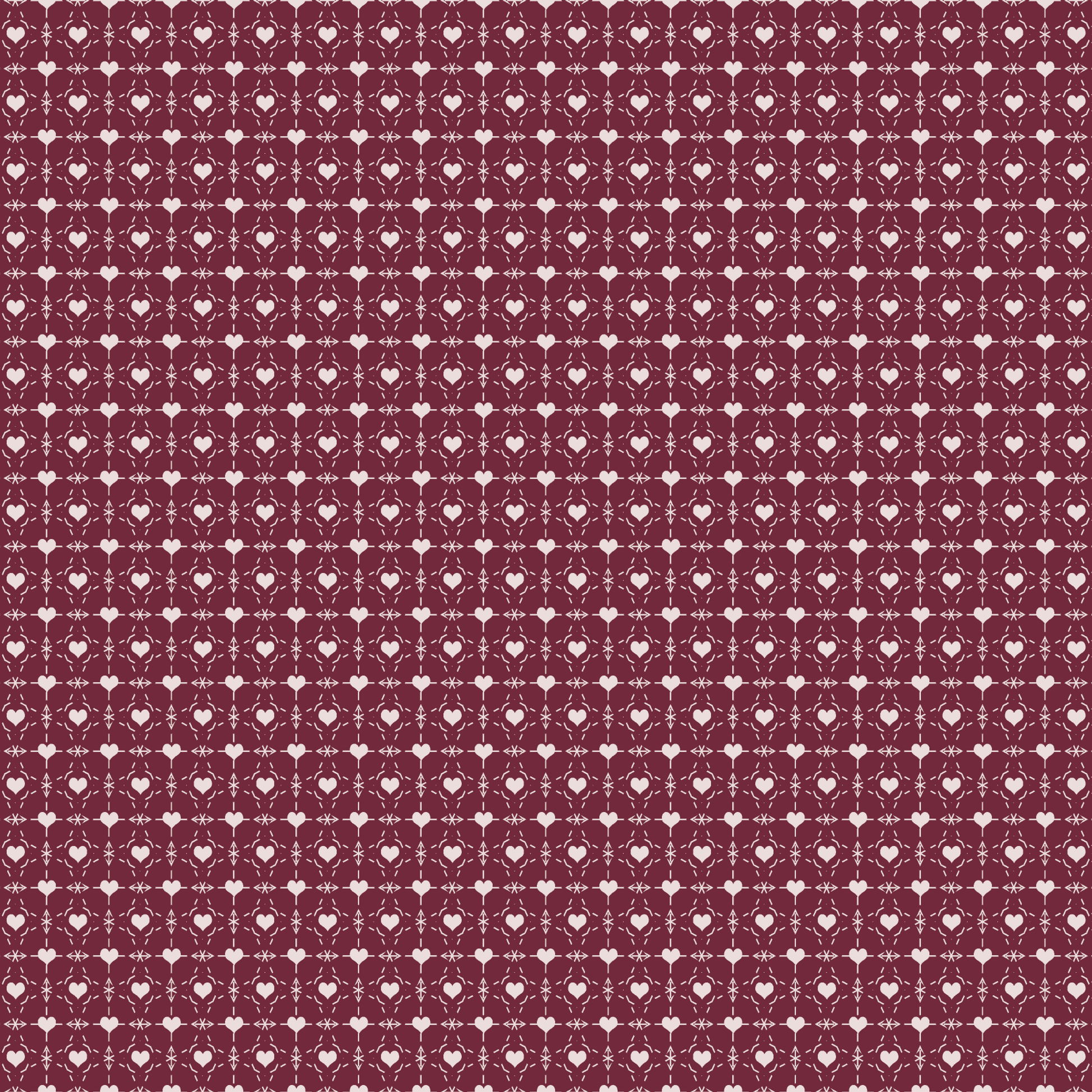 LPL Burgundy Hearts Pattern Acrylic Sheets - CMB Pattern Acrylic