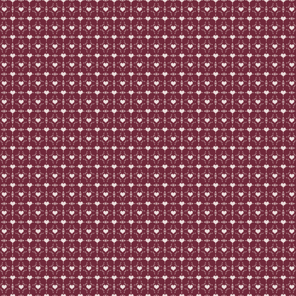 LPL Burgundy Hearts Pattern Acrylic Sheets - CMB Pattern Acrylic