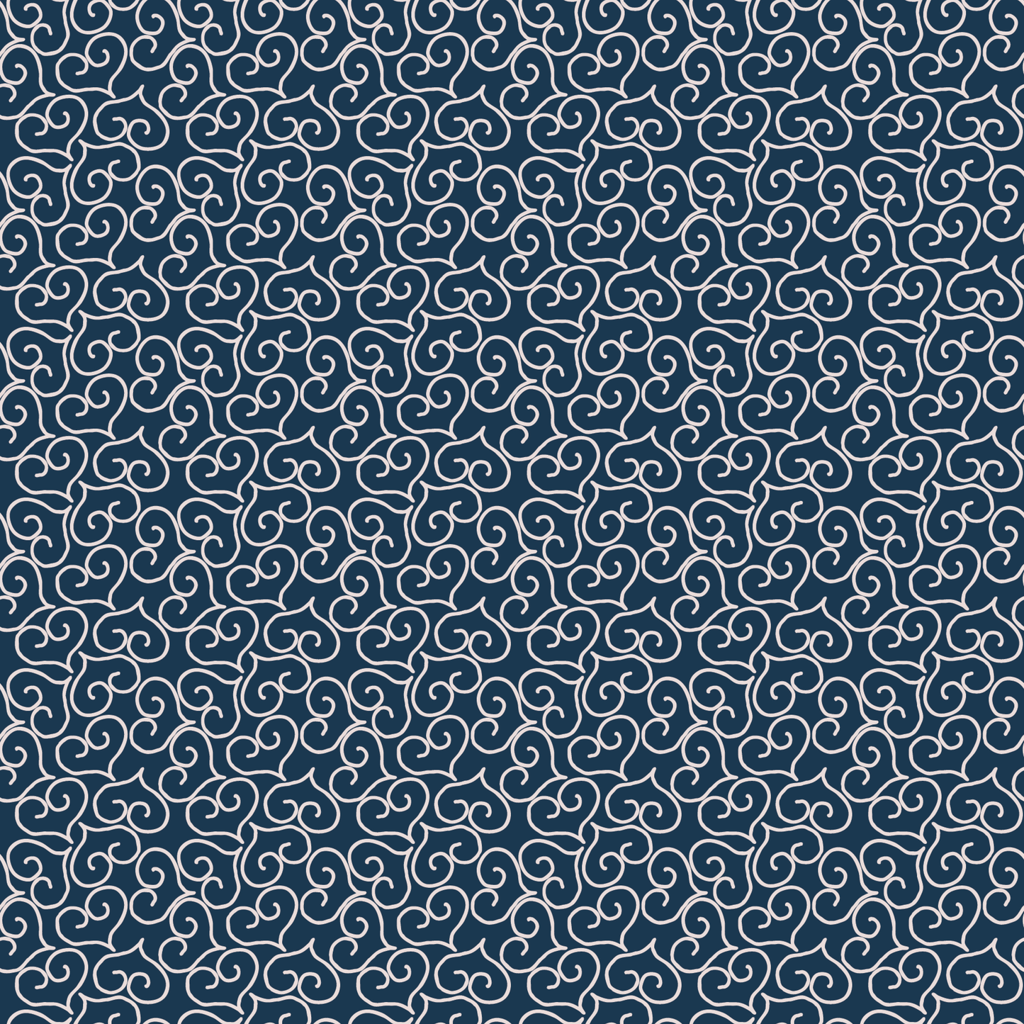LPL Navy Hearts Pattern Acrylic Sheets - CMB Pattern Acrylic