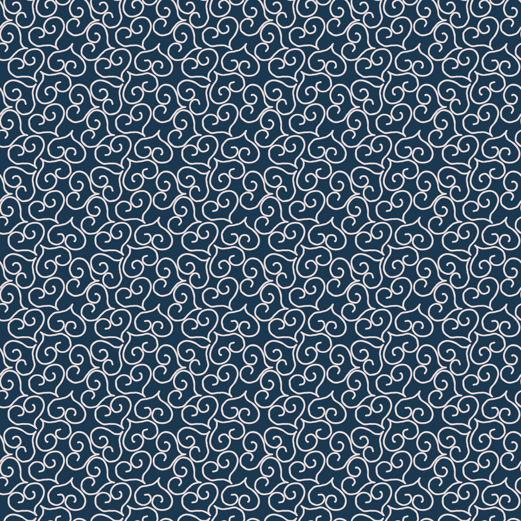 LPL Navy Hearts Pattern Acrylic Sheets - CMB Pattern Acrylic