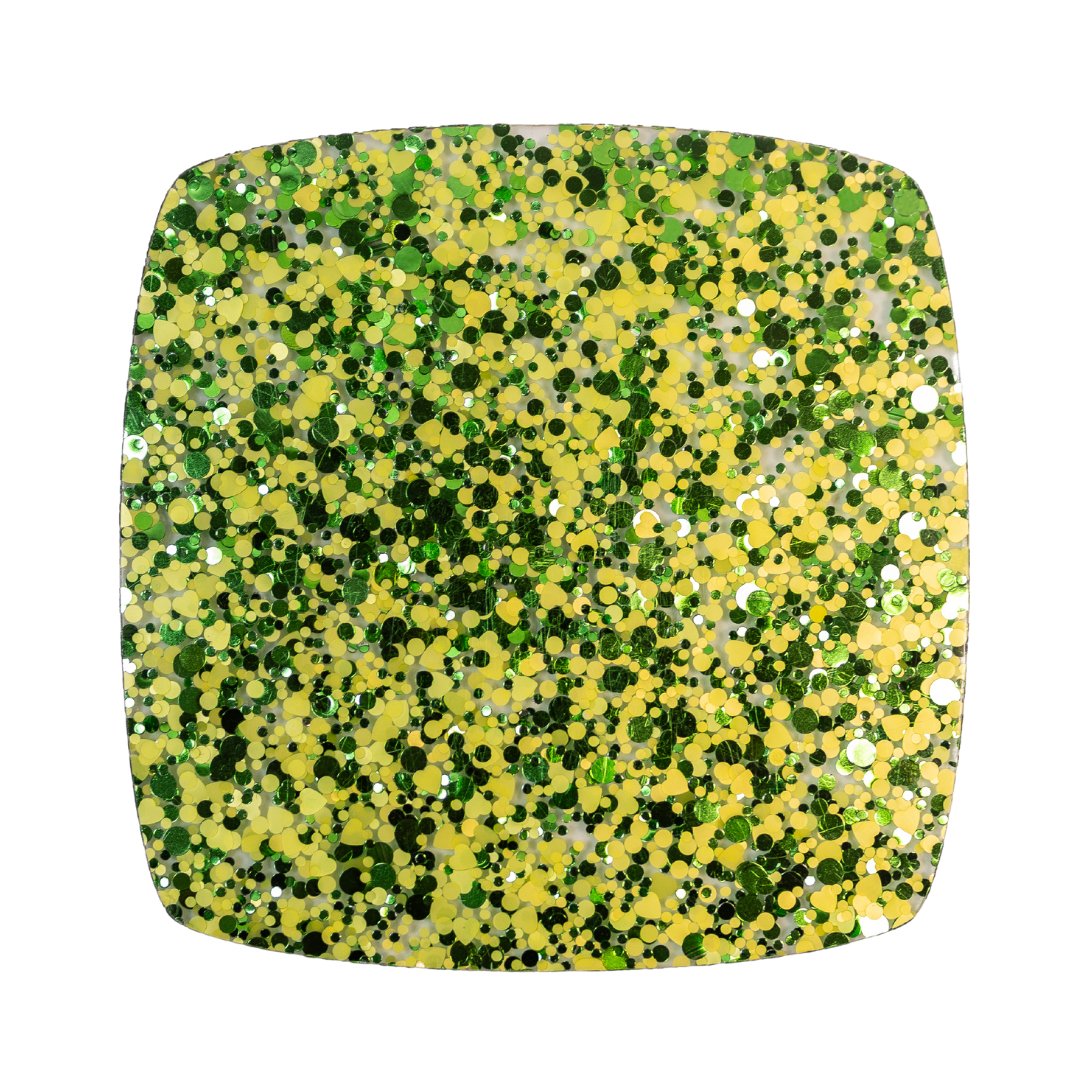 Luck of the Irish Glitter Dots Cast Acrylic | Glitter Acrylic Sheet | CMB Acrylic